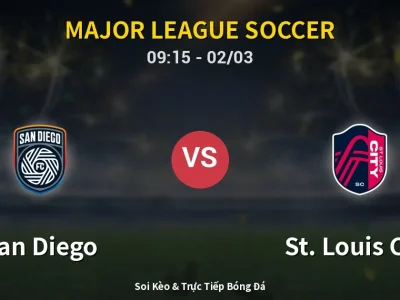 Kết Quả: San Diego 2-0 St. Louis City – Highlight & Bàn Thắng | Major League Soccer