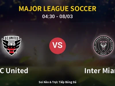 Kết Quả: DC United 1-2 Inter Miami – Highlight & Bàn Thắng | Major League Soccer