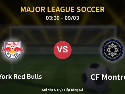 Kết Quả: New York Red Bulls 0-3 CF Montreal – Highlight & Bàn Thắng | Major League Soccer