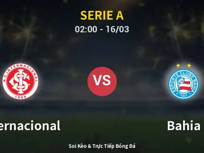 Kết Quả: Internacional 0-1 Bahia – Highlight & Bàn Thắng | Serie A