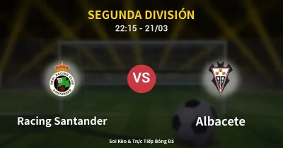 Racing Santander vs Albacete 21/03