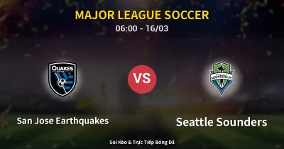 San Jose Earthquakes vs Seattle Sounders 16/03