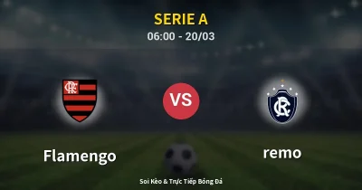 Flamengo vs remo 20/03